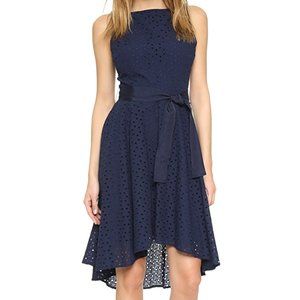 BB DAKOTA Lilyana Eyelet Sleeveless Hi-Lo Dress 6